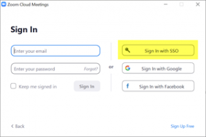 Zoom-Sign-in 